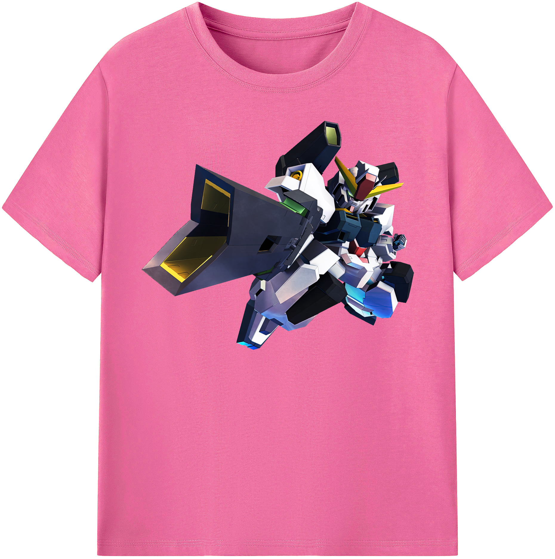 （画像用） 機動戦士ガンダム Mobile Suit Gundam レディースカジュアルプリントTシャツ（綿100％）